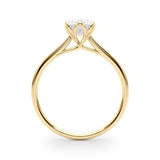 Solitaire Oval Engagement Ring - Diamonds By Rothschild