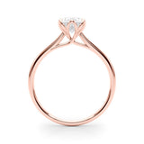 Solitaire Oval Engagement Ring - Diamonds By Rothschild