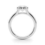 Solitaire Round Bezel Setting Diamond Ring - Diamonds By Rothschild