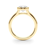 Solitaire Round Bezel Setting Diamond Ring - Diamonds By Rothschild