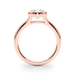 Solitaire Round Bezel Setting Diamond Ring - Diamonds By Rothschild