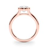 Solitaire Round Bezel Setting Diamond Ring - Diamonds By Rothschild