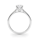 Solitaire Round Engagement Ring with Cathedral Prong Setting - Diamonds By Rothschild