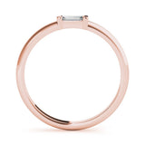 Sophisticated & Stylish Solitaire Diamond Wedding Ring - Diamonds By Rothschild