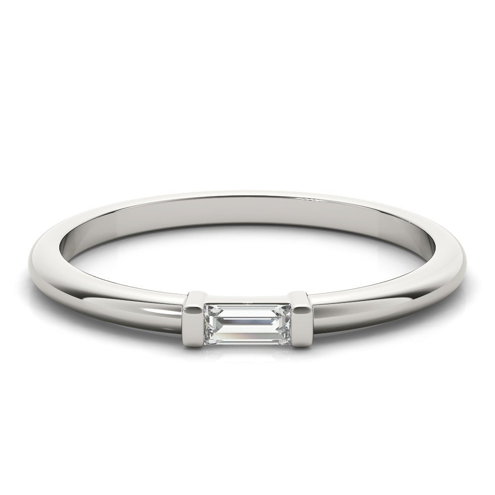 Sophisticated & Stylish Solitaire Diamond Wedding Ring - Diamonds By Rothschild