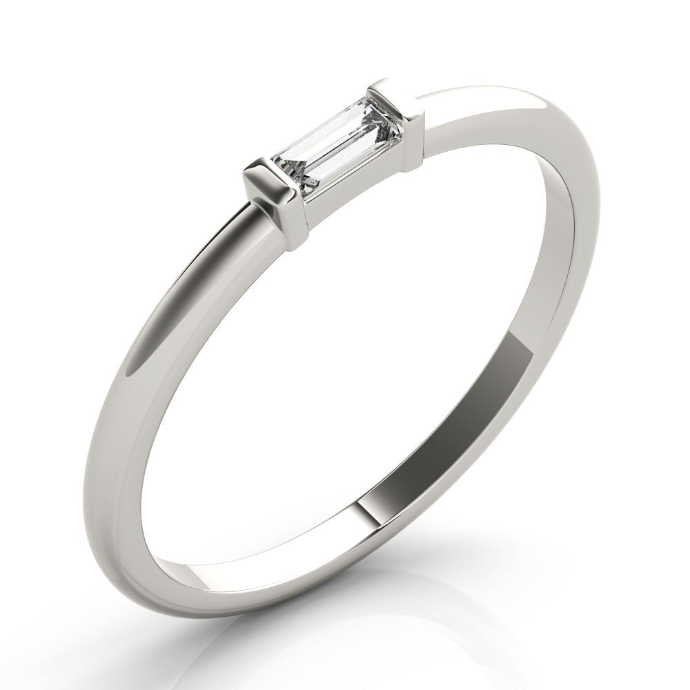 Sophisticated & Stylish Solitaire Diamond Wedding Ring - Diamonds By Rothschild