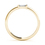 Sophisticated & Stylish Solitaire Diamond Wedding Ring - Diamonds By Rothschild