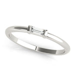 Sophisticated & Stylish Solitaire Diamond Wedding Ring - Diamonds By Rothschild