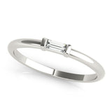 Sophisticated & Stylish Solitaire Diamond Wedding Ring - Diamonds By Rothschild