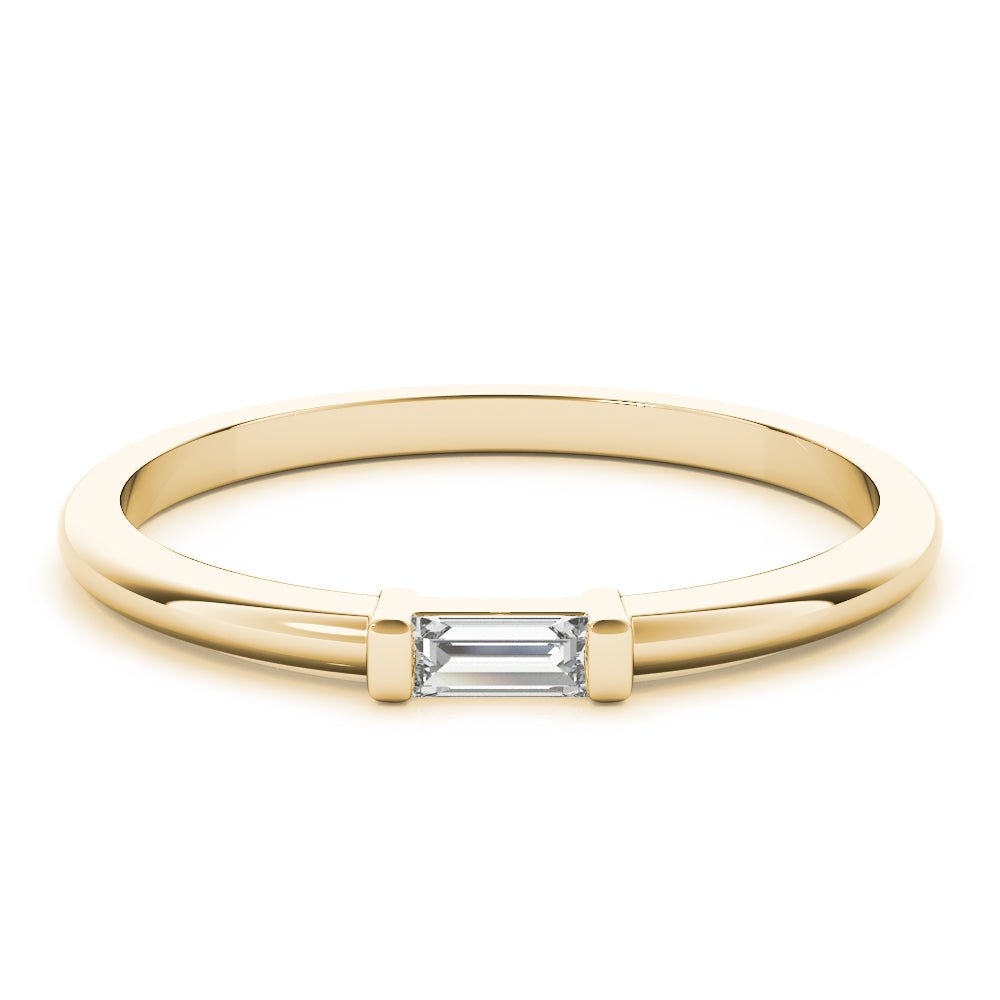 Sophisticated & Stylish Solitaire Diamond Wedding Ring - Diamonds By Rothschild