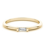 Sophisticated & Stylish Solitaire Diamond Wedding Ring - Diamonds By Rothschild