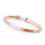 Sophisticated & Stylish Solitaire Diamond Wedding Ring - Diamonds By Rothschild