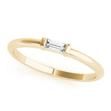 Sophisticated & Stylish Solitaire Diamond Wedding Ring - Diamonds By Rothschild