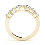 Sparkling & Bespoke 7 Stone Round Diamond Pavé Wedding Ring - Diamonds By Rothschild
