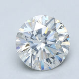 2 Carat Round - Natural Diamond - 2.04 - I - SI2 - G - VG - G