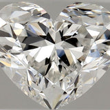 1 Carat Heart - Natural Diamond - 1.01 - F - SI1 - EX - VG