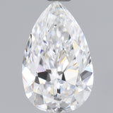 1 Carat Pear - Natural Diamond - 1.01 - D - VVS2 - EX - VG
