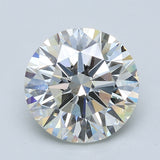 4.5 Carat Round - Natural Diamond - 4.61 - J - SI1 - EX - EX - EX