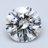 4 Carat Round - Natural Diamond - 4.01 - E - VS2 - EX - EX - EX