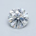 1 Carat Round Cut Natural Diamond - F I1 - 0.8ct - EX Cut Grade