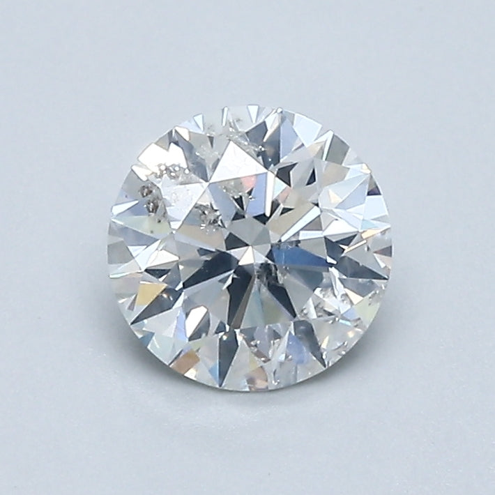 1 Carat Round Cut Natural Diamond - F I1 - 0.8ct - EX Cut Grade
