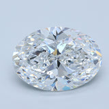 8 Carat Oval - Natural Diamond - 8 - D - SI2 - VG - VG