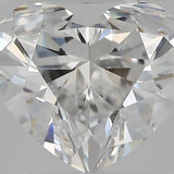 1.5 Carat Heart - Natural Diamond - 1.5 - D - VS2 - VG - EX - VG