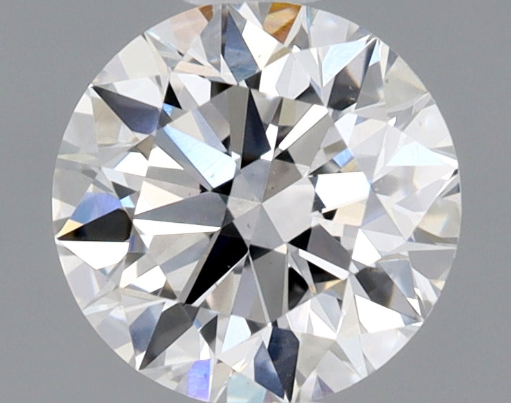1/2 Carat Round Cut Natural Diamond - D VS2 - 0.56ct - EX Cut Grade
