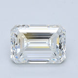 2 Carat Emerald - Natural Diamond - 2.01 - F - VVS1 - EX - EX