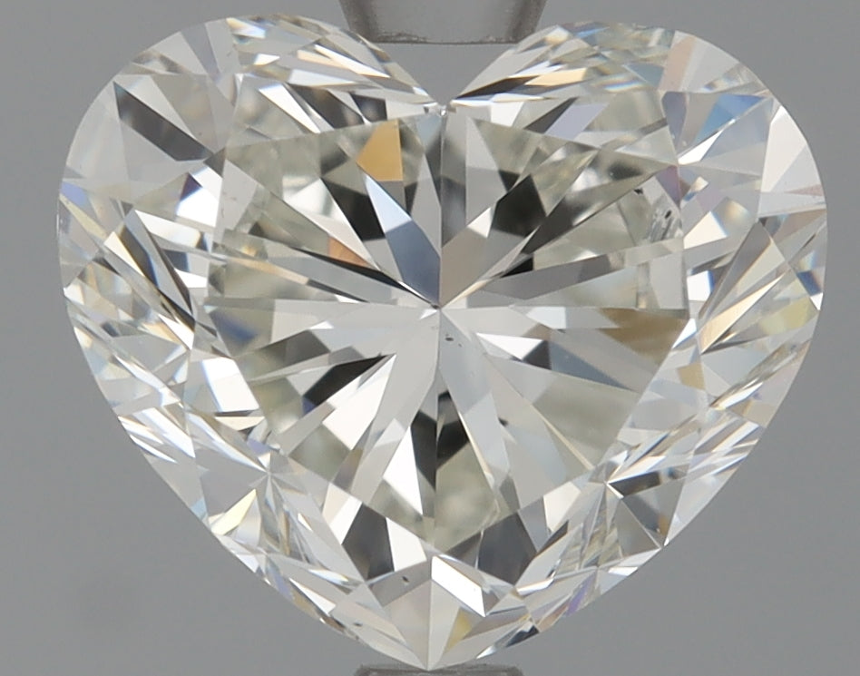 2 Carat Heart Shape Cut Natural Diamond - I VS2- 1.9ct - VG Cut Grade