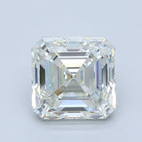 2.5 Carat Asscher - Natural Diamond - 2.52 - J - VVS2 - EX - EX - EX