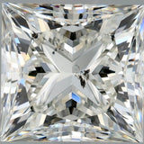2 Carat Princess - Natural Diamond - 1.8 - I - SI2 - EX - VG