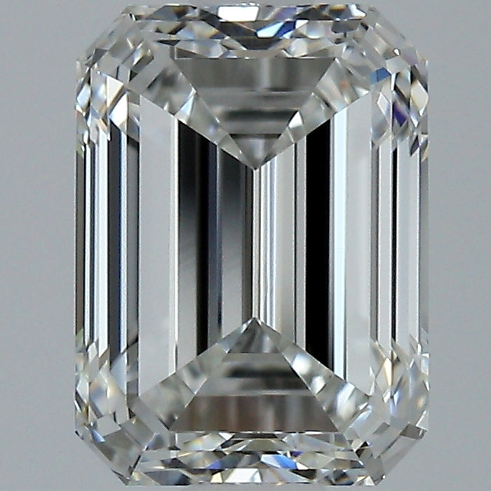1.5 Carat Emerald Cut Natural Diamond - G VVS2 - 1.51ct - VG Cut Grade