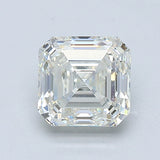 1.5 Carat Asscher - Natural Diamond - 1.51 - J - VVS2 - EX - EX