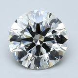 4.5 Carat Round - Natural Diamond - 4.61 - J - VS1 - EX - EX - EX