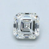 3/4 Carat Asscher - Natural Diamond - 0.9 - I - VVS1 - VG - EX - EX