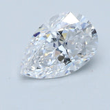 1 Carat Pear - Natural Diamond - 1.35 - D - VS2 - G - G
