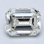 2 Carat Emerald Cut Natural Diamond - J I1 - 2.02ct - EX Cut Grade
