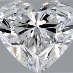 2 Carat Heart Shape Cut Natural Diamond - D VS2 - 2.02ct - EX Cut Grade