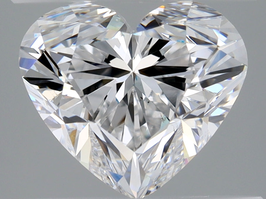 2 Carat Heart Shape Cut Natural Diamond - D VS2 - 2.02ct - EX Cut Grade