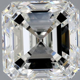 3 Carat Asscher - Natural Diamond - 3 - H - VVS2 - EX - EX
