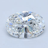 2 Carat Oval - Natural Diamond - 2.14 - E - SI1 - G - G