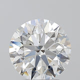 2 Carat Round - Natural Diamond - 2.01 - F - VS2 - EX - EX - EX