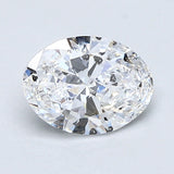 1 Carat Oval - Natural Diamond - 0.9 - D - I1 - G - EX - G