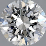1/2 Carat Round Cut Natural Diamond - F VVS1 - 0.58ct - EX Cut Grade