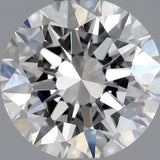 1/2 Carat Round Cut Natural Diamond - F VVS1 - 0.58ct - EX Cut Grade