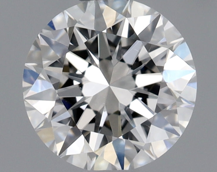1/2 Carat Round Cut Natural Diamond - F VVS1 - 0.58ct - EX Cut Grade