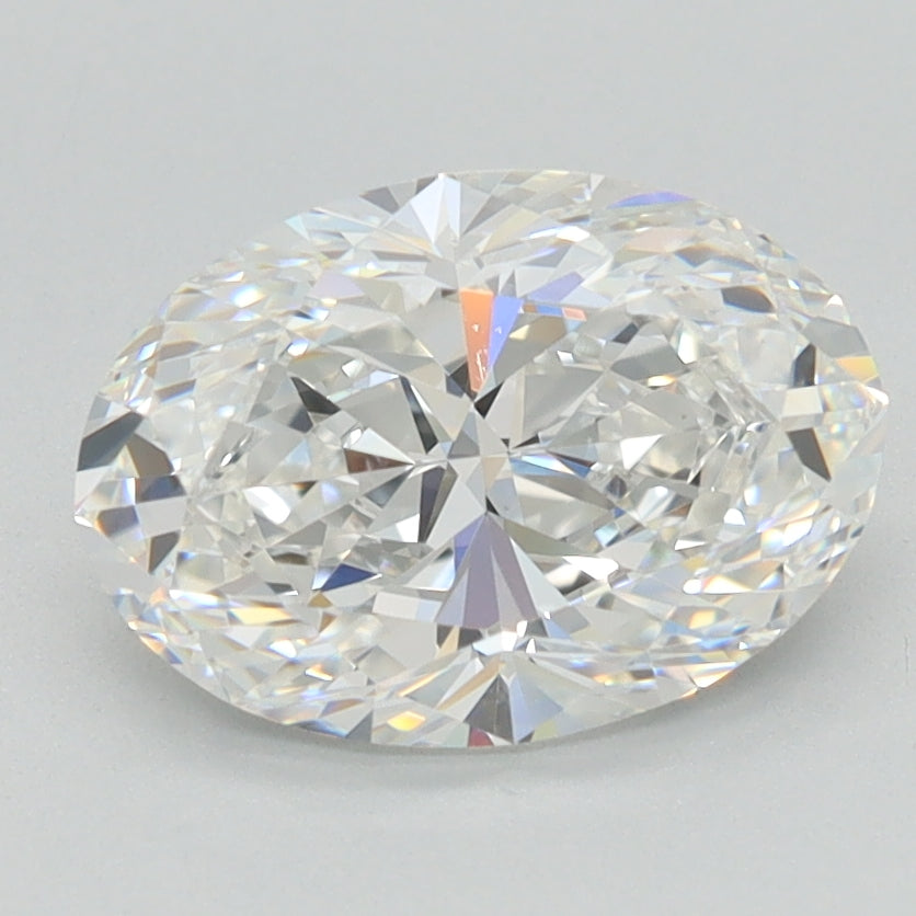 1.5 Carat Oval Cut Natural Diamond - F VS1 - 1.71ct - EX Symmetry Grade
