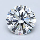 2 Carat Round - Natural Diamond - 2.35 - G - VVS2 - EX - EX - EX