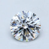 2 Carat Round - Natural Diamond - 2.01 - E - VVS2 - EX - EX - EX